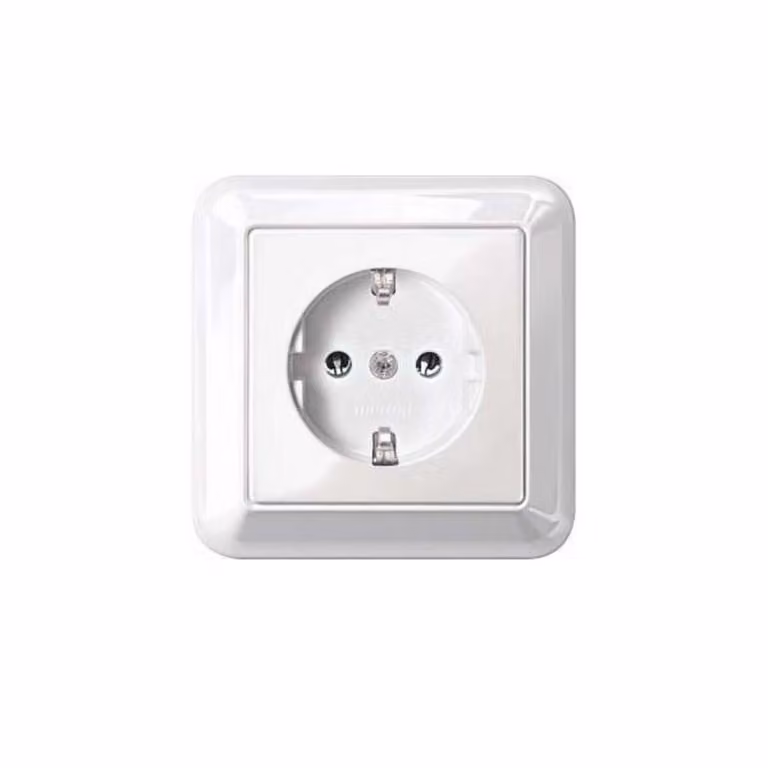 MERTEN SCHUKO-Steckdose 16A MEG2301-1219 Polar-ws m.Abdeckplatte MEG2 MEG2301-1219 (MEG2301-1219)