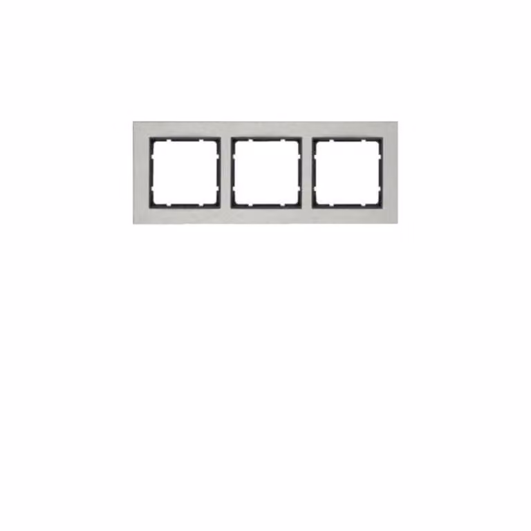 BERKER GMBH Telaio Berker B.7 10233606 acciaio inox/antracite