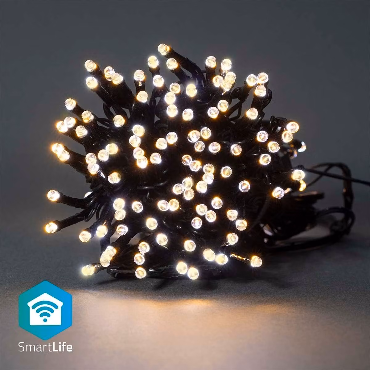 Luci di Natale SmartLife | Stringa | Wi-Fi | Bianco caldo | 100 LED | 10,0 m | Android™ / IOS