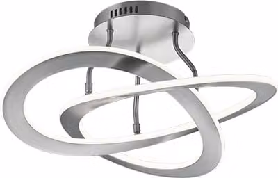 Lampada Piantana Led Dimmer 25W Acciaio Satinato 53 cm Oakland GD Trio