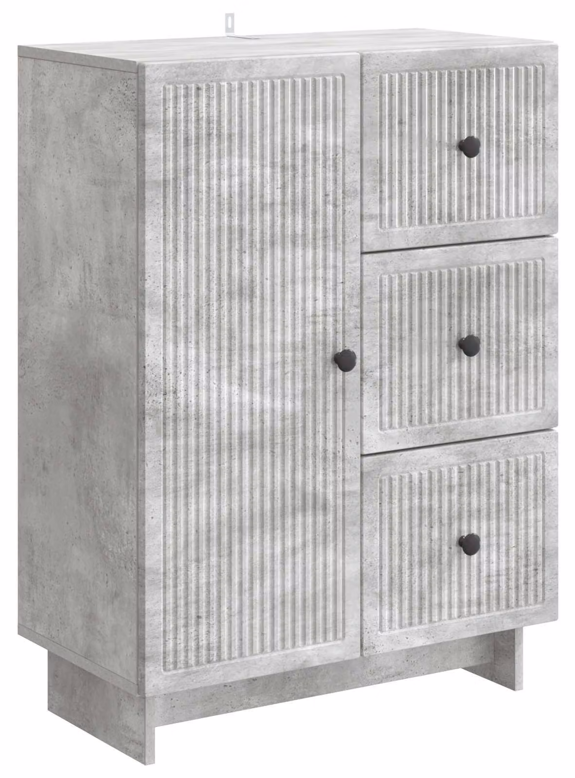 Credenza Grigio Cemento 66 x 34,5 x 90 cm Legno ingegnerizzato