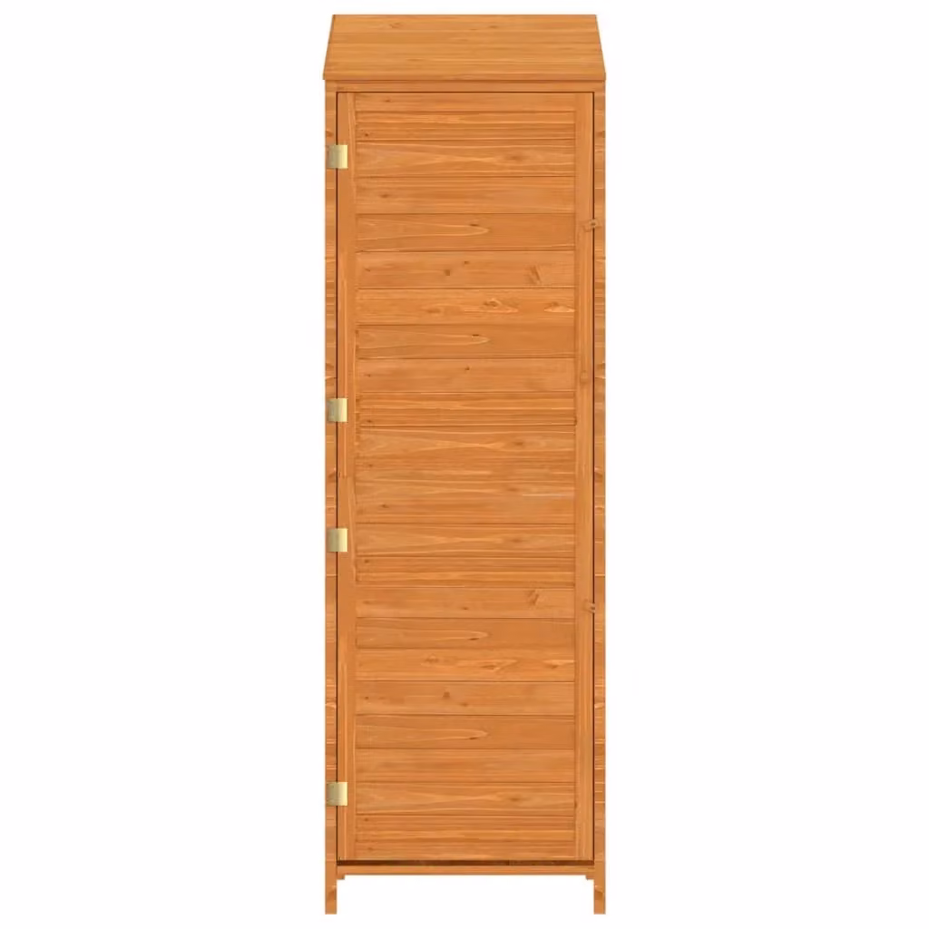 Casetta da giardino rustica in legno massello di abete marrone L/P/H: 55 x 52 x 174,5 cm – 2