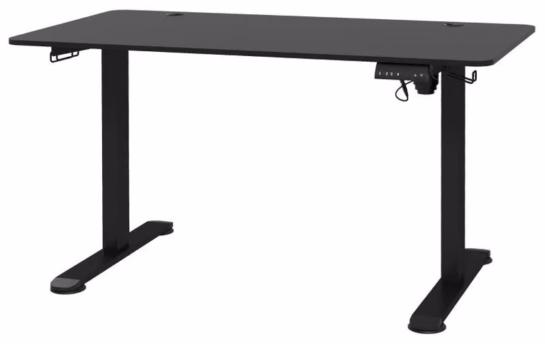 Scrivania regolabile in altezza elettricamente | Colore: Nero | Dimensioni: 140x70x72-116 cm