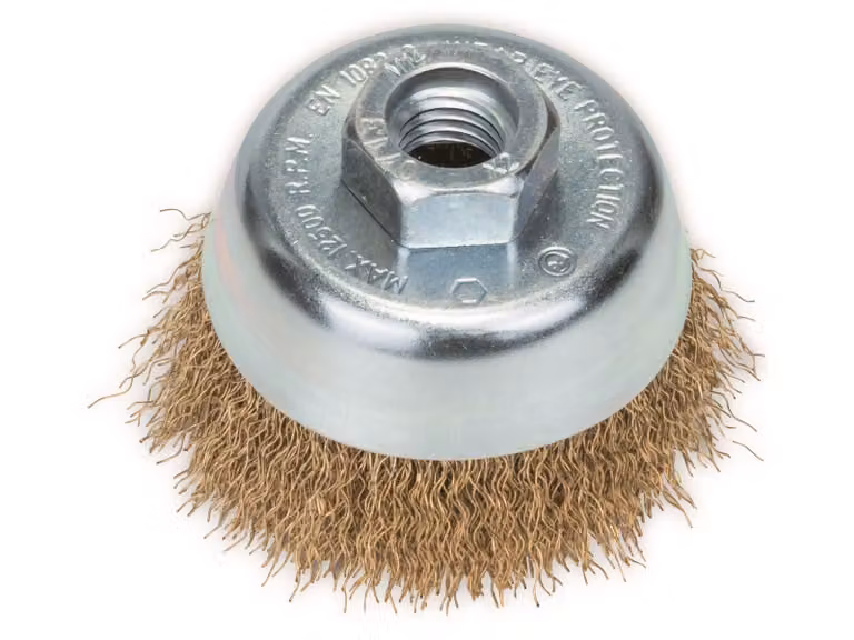 Bosch 2 609 256 500, disco a tazza, metallo, acciaio inossidabile, 7 cm, M14, 0,3 mm, 1200 giri/min