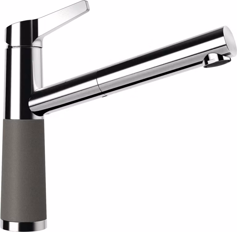 Miscelatore a bassa pressione per lavabo con doccia Schock Sc-510 asphalt 554123GAS