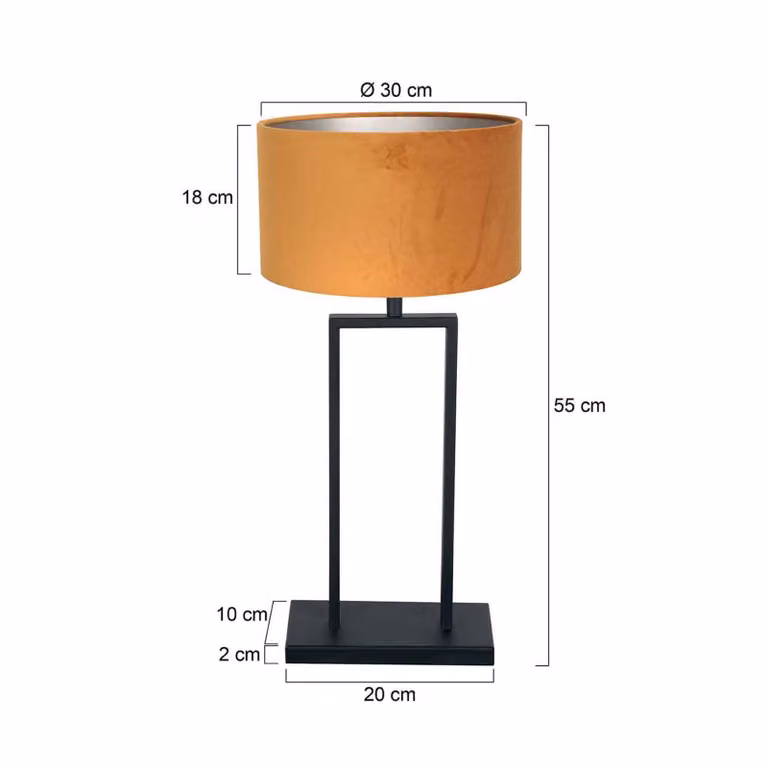 Steinhauer Lampada da tavolo Stang, Nero, Soggiorno / Sala da pranzo, Metallo, Lampada da tavolo