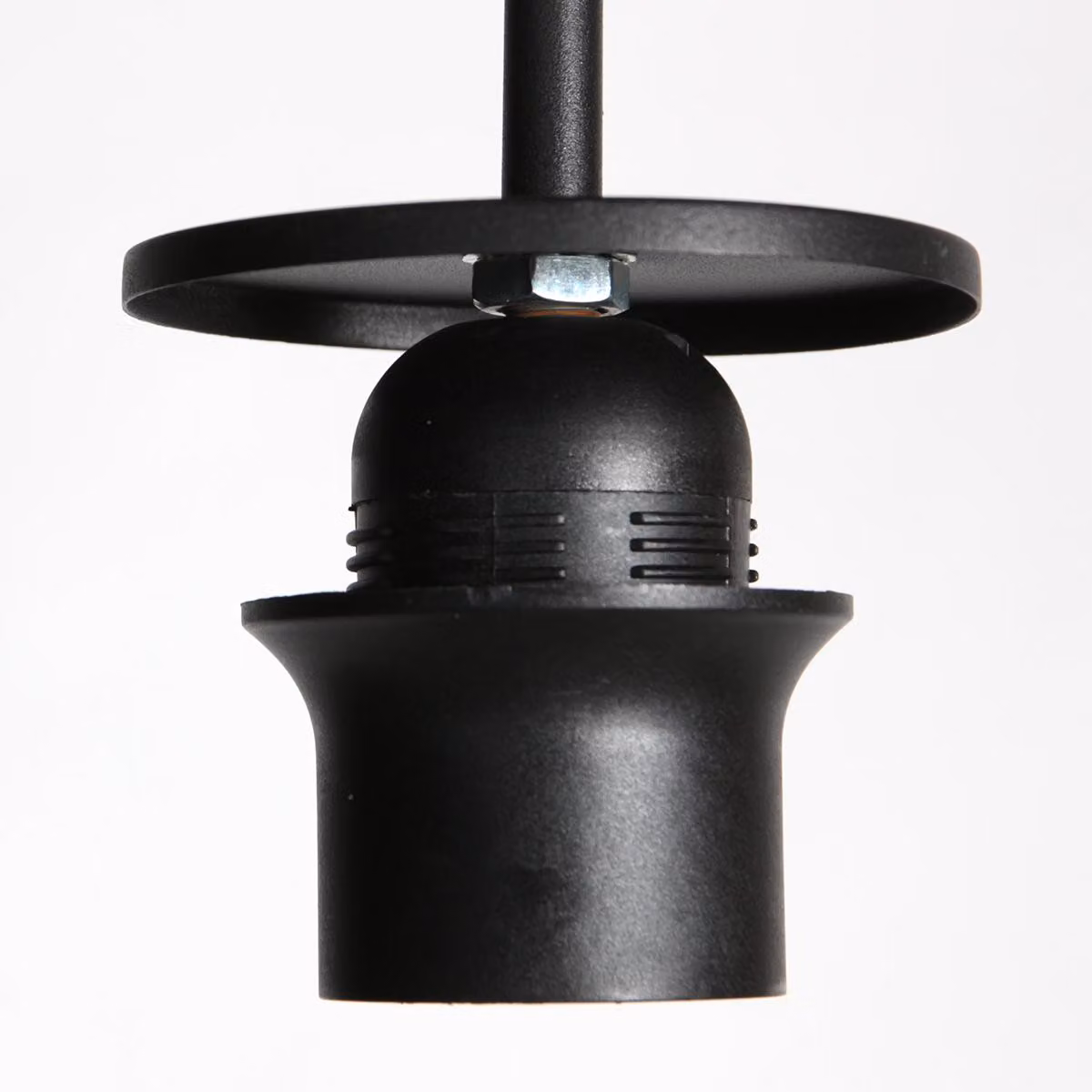Lampada a sospensione - nero - HaloSwap - plastica metallo - Ø 10cm - E27 - 4222ZW - Mexlite