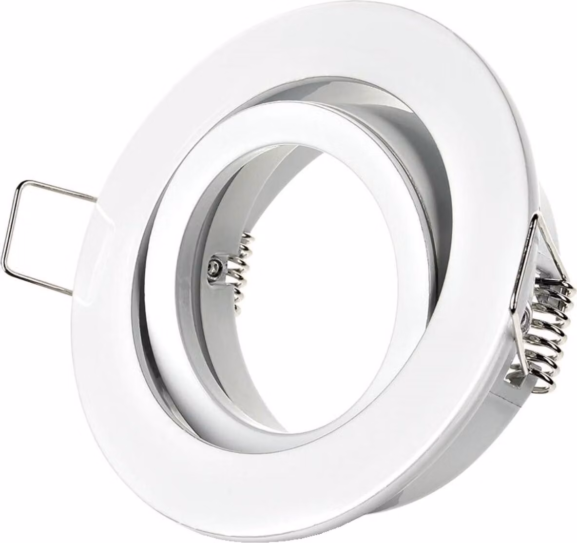Cornice per installazione a spot pressofusa GU10 - bianco