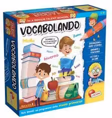 Gioco educativo Vocabolando I'M A GENIUS Lisciani per bambini dai 5 ai 10 anni multicolore