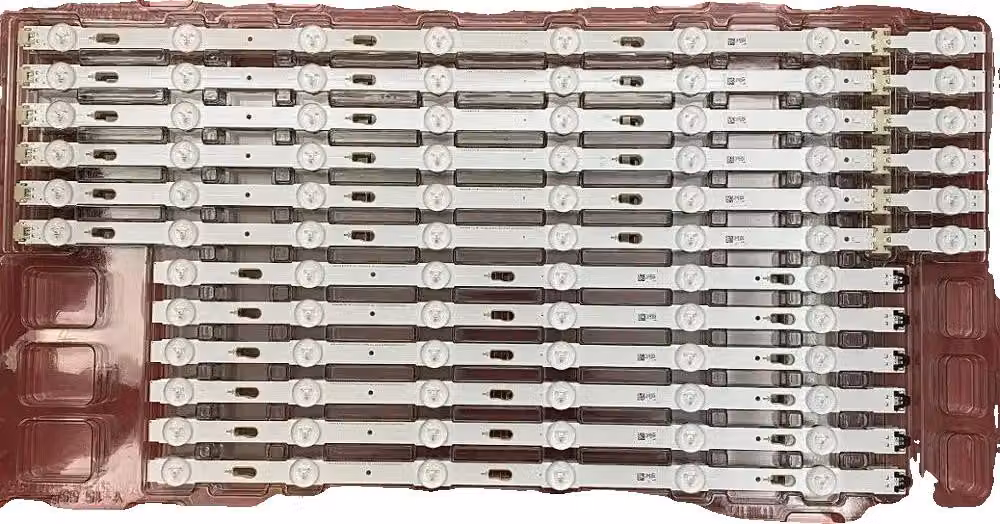 Striscia di retroilluminazione a LED, dimensioni 1128 mm, compatibile con UE55MU6222K, flusso luminoso 60 lm, tipo a striscia SMD, alimentazione a corrente continua