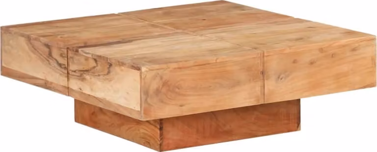 Maison Exclusive - Tavolino 80x80x28 cm in legno massello di acacia