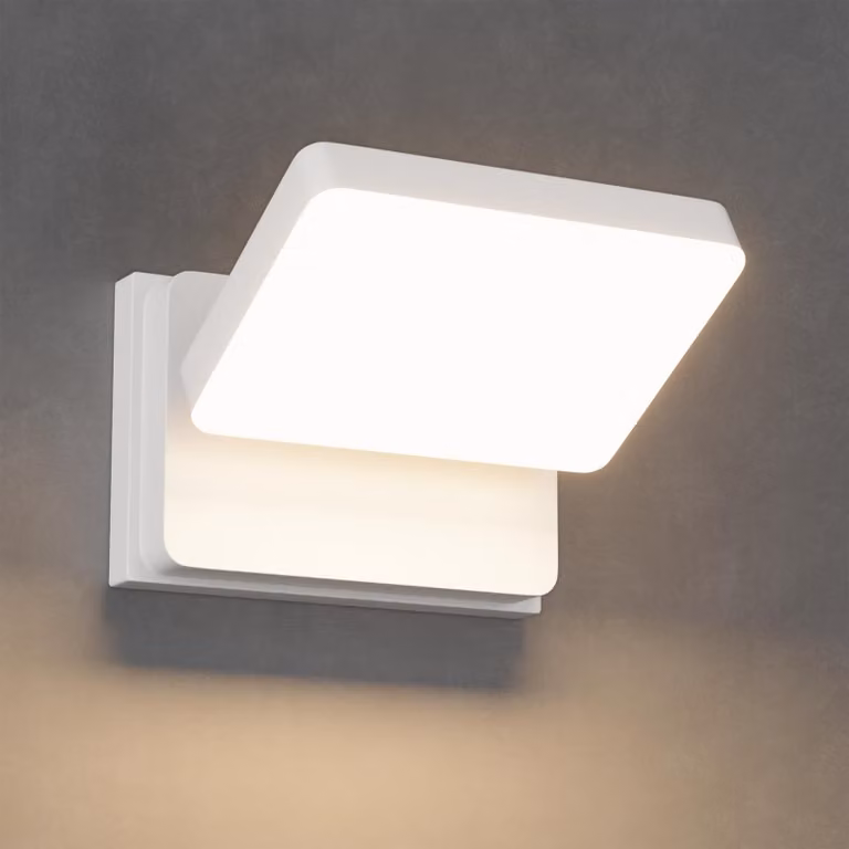 Lampada da parete esterna a LED, 30W, grado di protezione IP65, 3000K, 4500 lumen, colore bianco