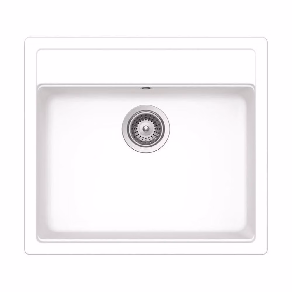 Schock Cristadur Mono N-100 U Linea Verde Giorno Lavello sottopiano con funzionamento eccentrico