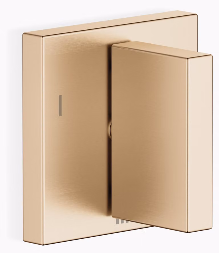 Dornbracht MEM inverseur encastré trois voies, rosace carrée 60x60mm, 36210782-46, 36210782-46