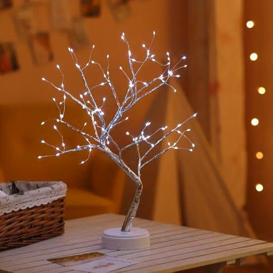 Lampione stradale a forma di candela a LED, 108 LED, bianco, sferico, anello in rame, senza fili