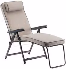 Sedia sdraio con poggiapiedi PARADISO Metal F.A.R. colore Sabbia sand
