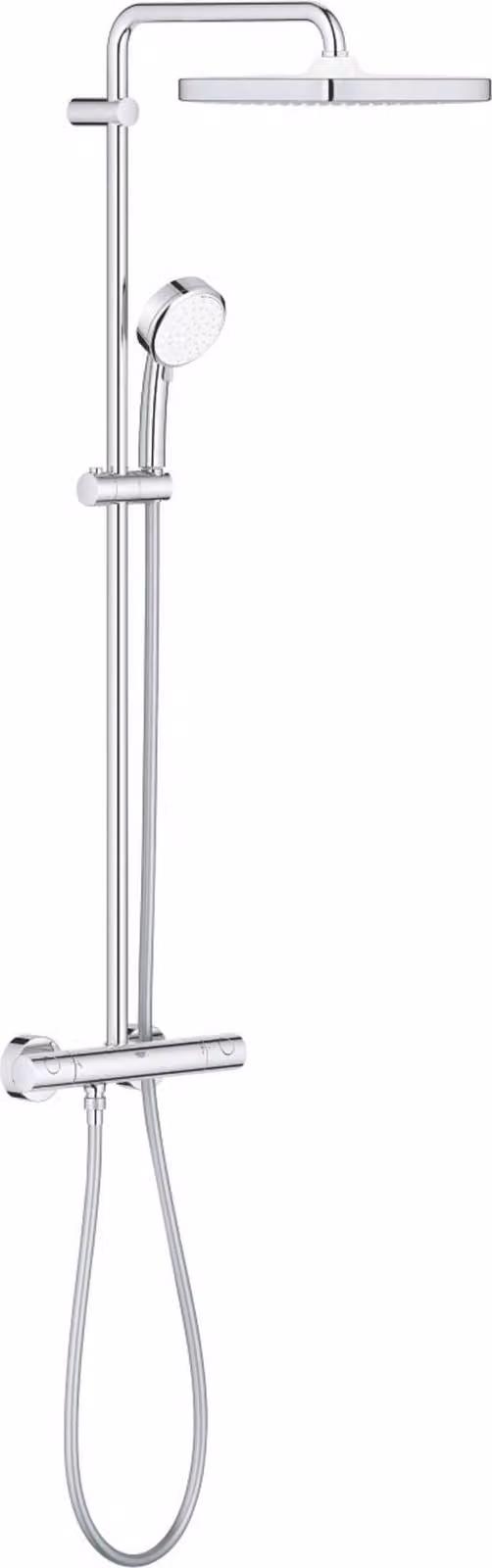 Sistema doccia Grohe Tempesta C 250 Cube con braccio doccia THM 390 mm cromato, 1 pz.