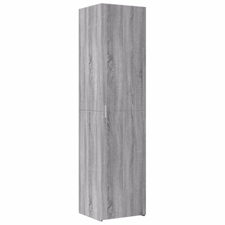 Credenza Grigio Sonoma 45x42,5x185 cm in Legno Ingegnerizzato