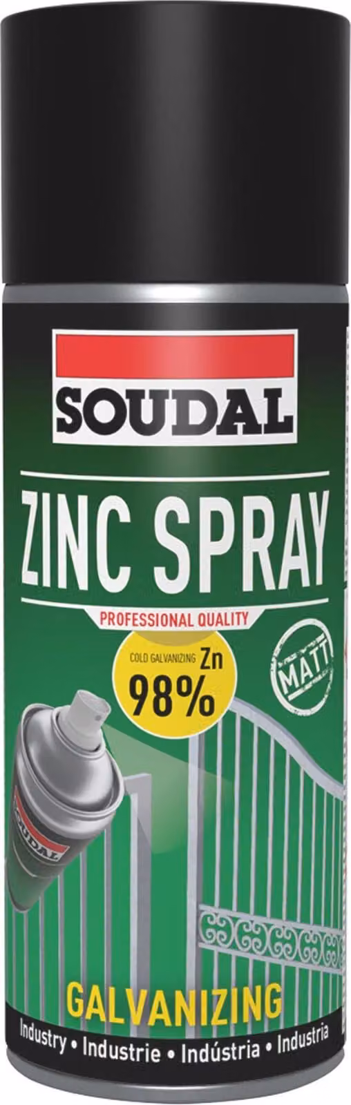 Soudal Zinc Spray 98% Zinco 400ml 155885