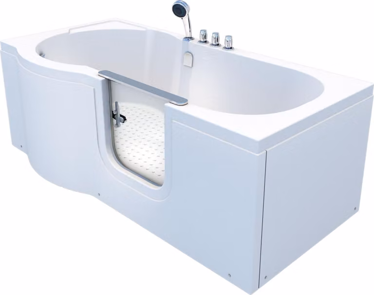 Vasca da bagno per anziani con porta S12-TH-R Vasca da bagno 85x170cm