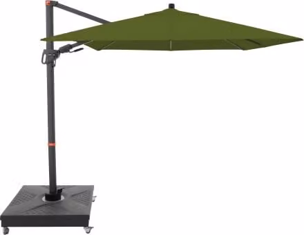 Doppler myZone 210 x 210 cm - ombrellone da giardino orientabile con asta laterale: motivo del tessuto - 832