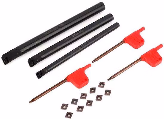 CCMT0602 Set per tornio con morse e pinze