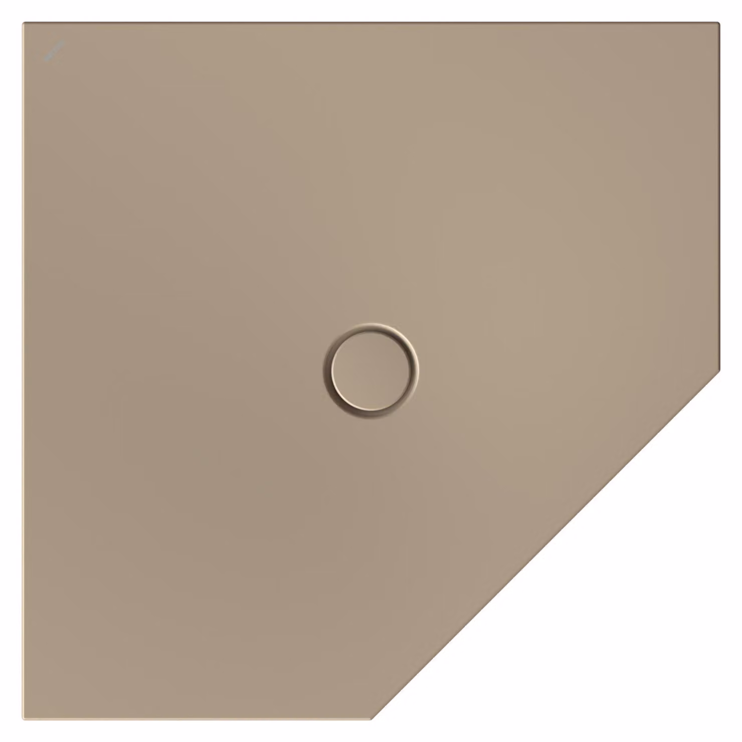 BetteFloor Caro receveurs de douche pentagonaux avec BetteGlasur Plus, 1000x1000mm, 7211-415PLUS, 7211-415PLUS