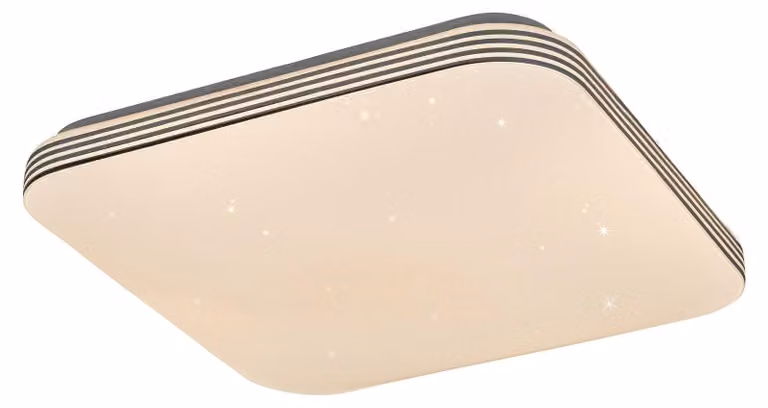 Rabalux Plafoniera LED bianca Oscar2 Star quadrata 330x330mm 18W 71180