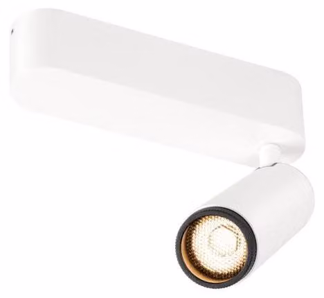 SLV 1009068 GRIP! M, plafoniera, singola, FASE, 2700 K, 14 W, 42°, bianco / nero