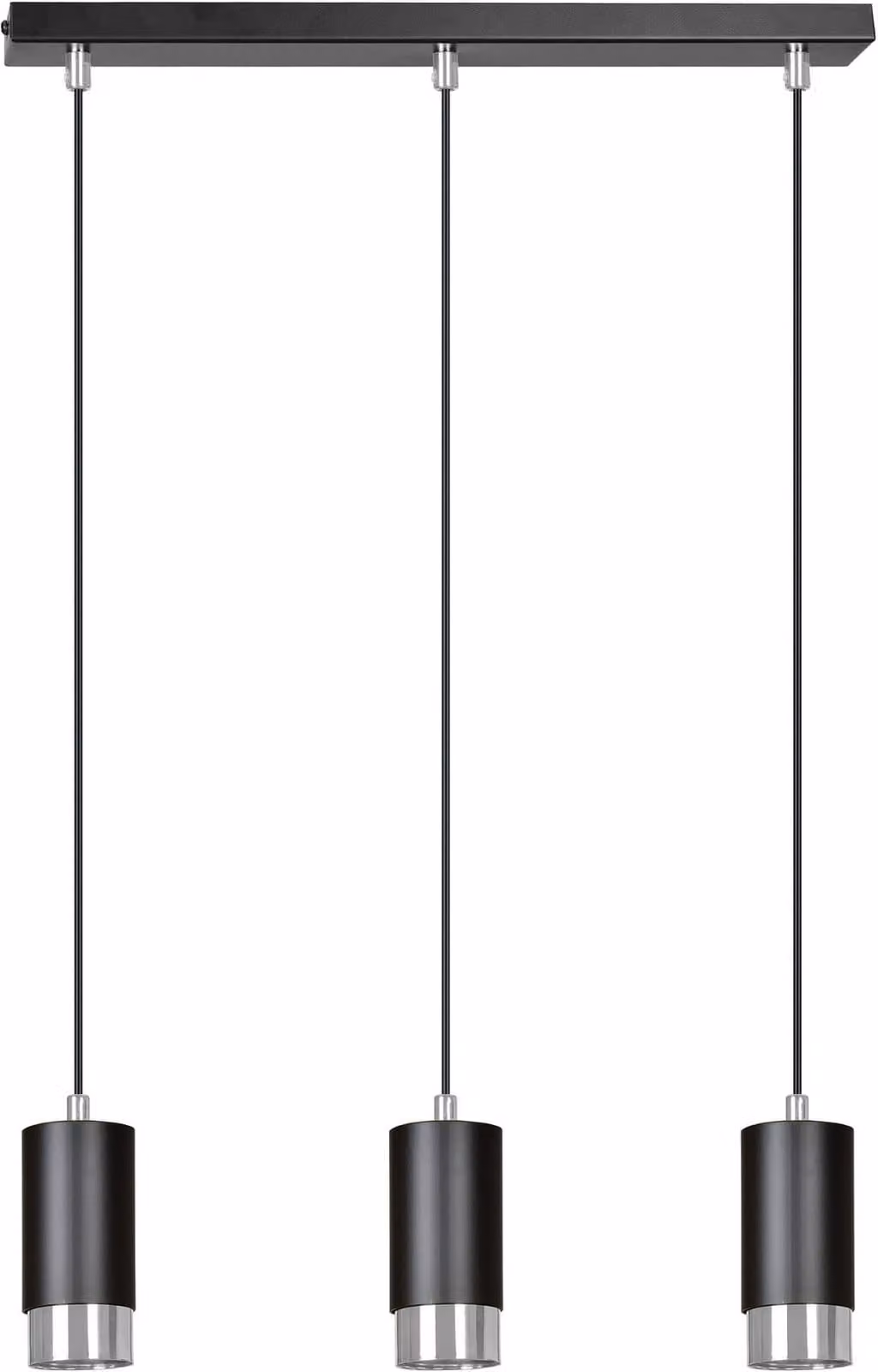 Lampadario Emibig 3xGU10 30W FUMIKO 3 BL/CHROME 816/3