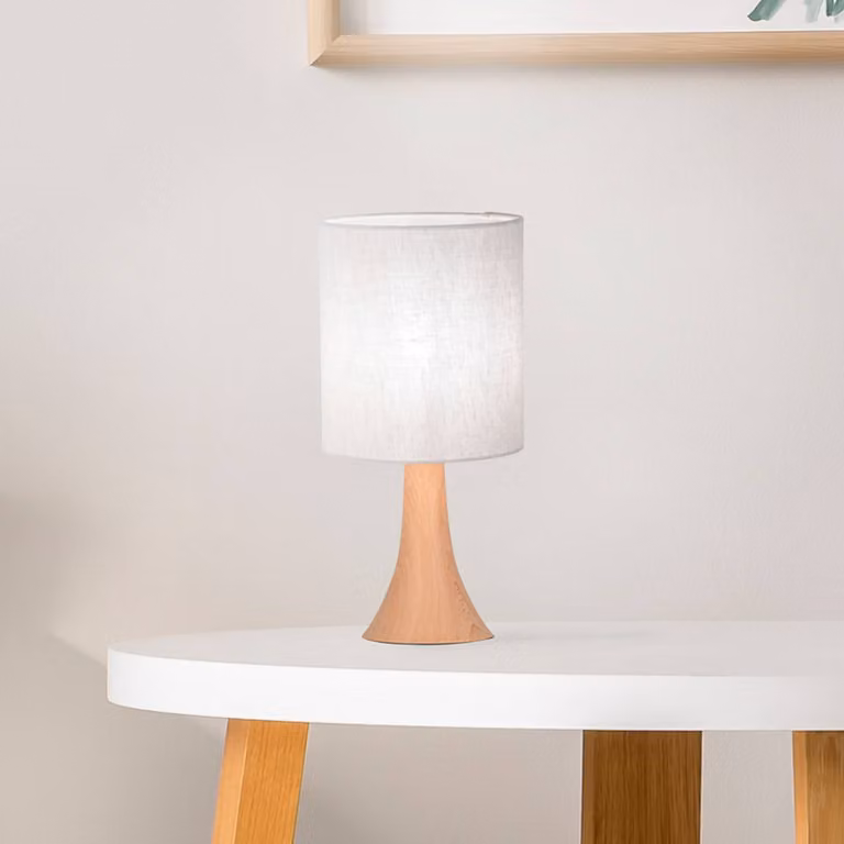 COREP Lampada da tavolo Arto, Legno chiaro, Soggiorno / Sala da pranzo, Metallo, Lampada da tavolo