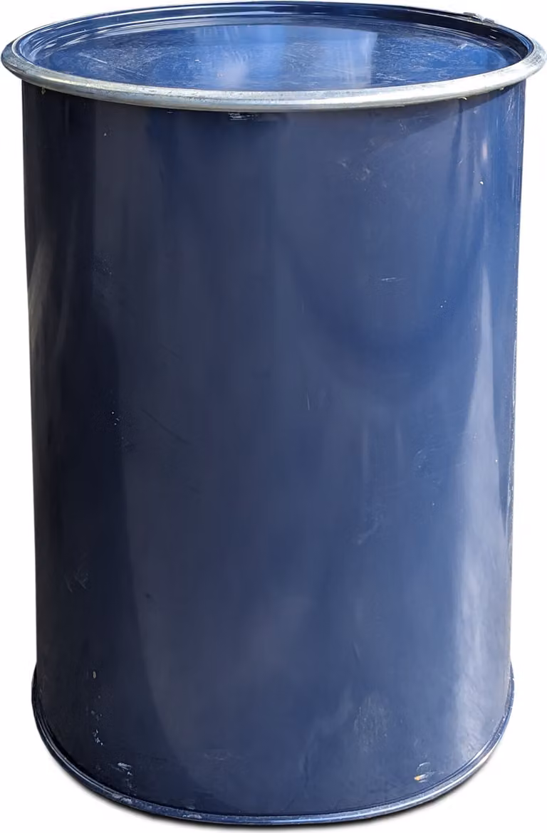 barile da 200 litri in metallo con coperchio barile in acciaio barile per olio barile da fuoco barile contenitore barile in metallo tavolo da fuoco barile da ghetto - uso versatile