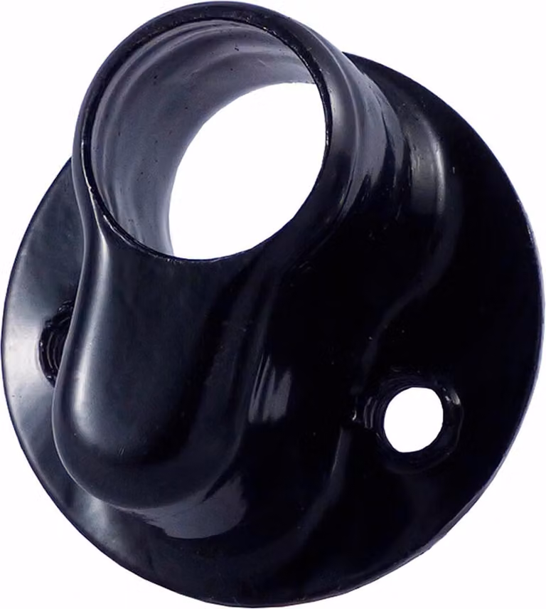 Scudo ez. finitura nera. ø42x26mm. ifam