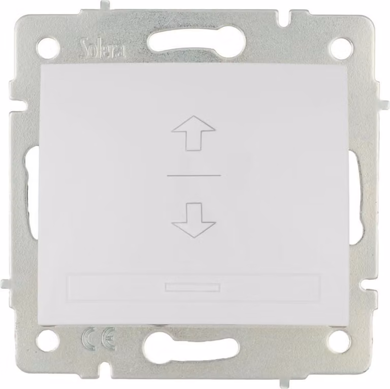 Interruttore Per Tapparelle Solera 10A 25V Bianco S.europa