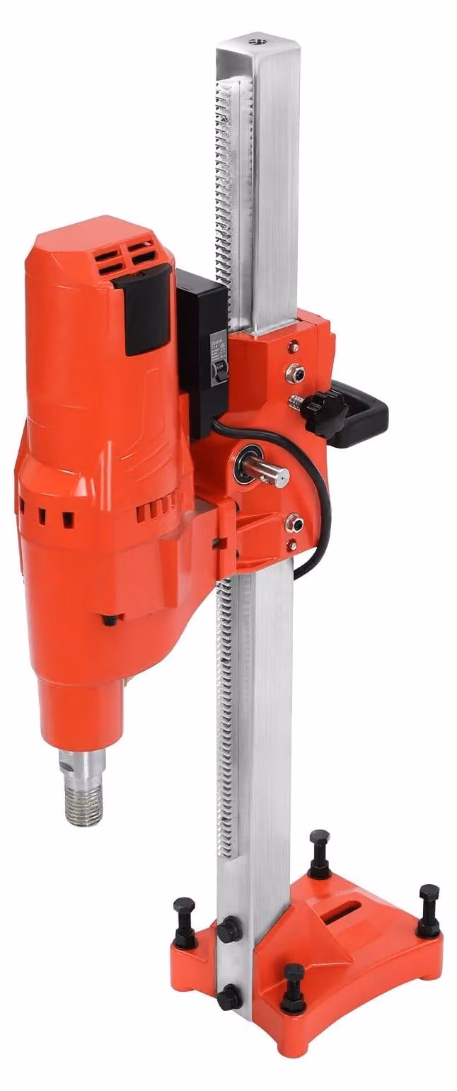 Trapano diamantato - Trapano a percussione - Trapano per calcestruzzo - Trapano professionale - Motore da 4250W - Diametro del trapano: 255 mm