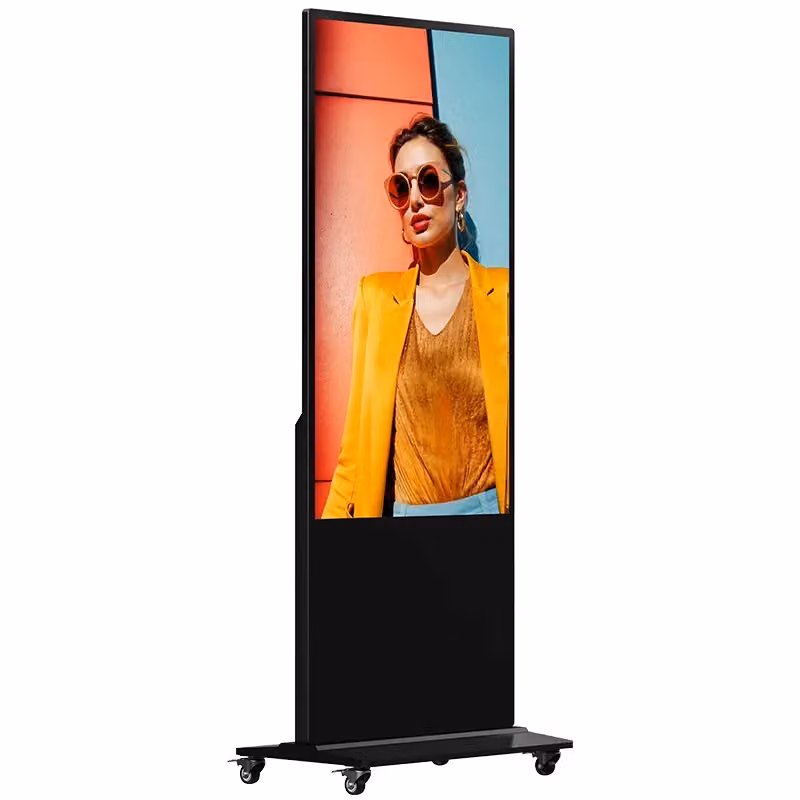 Totem Digitale Hikvision 55 pollici 4K UHD con Android 13, 4GB RAM e 32GB Storage, Nero, DS-D6055UN-D/S – 2