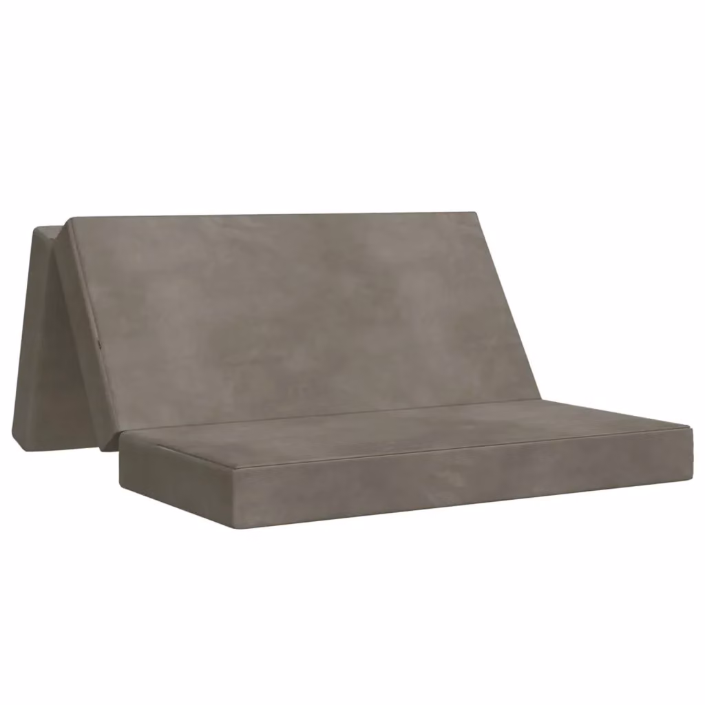 Divano Letto Pieghevole Moderno vidaXL Grigio L: 180 cm, P: 67 cm, H: 45 cm – 2