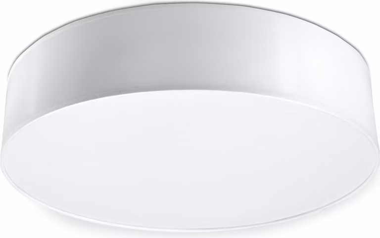 Plafone rotondo PIAZZA bianco 3xE27x15W in plastica, dimensioni: 12x45x45 cm, IP20, Pure Lume