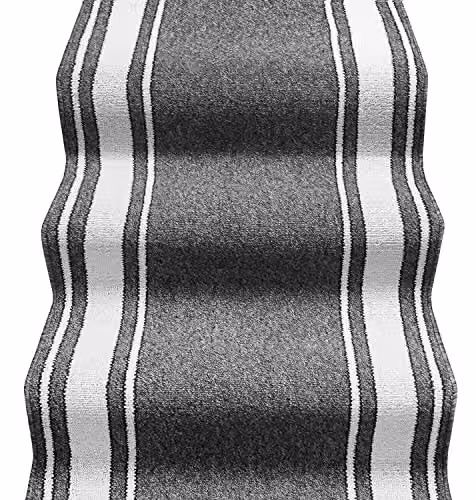 emmevi Tappeto Scala Passatoia Corridoio Ingresso Corsia Copri Scale Antiscivolo MOD.Linda 67X1000 Grigio