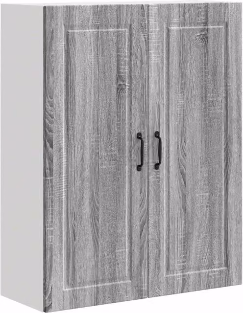 Pensile da cucina PORTO Grigio Sonoma con ante a battente e ripiani interni L: 80 cm, P: 31 cm, H: 100 cm