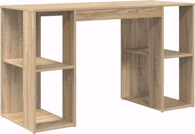 Scrivania Rovere Sonoma 130 x 50.5 x 75 cm Legno multistrato