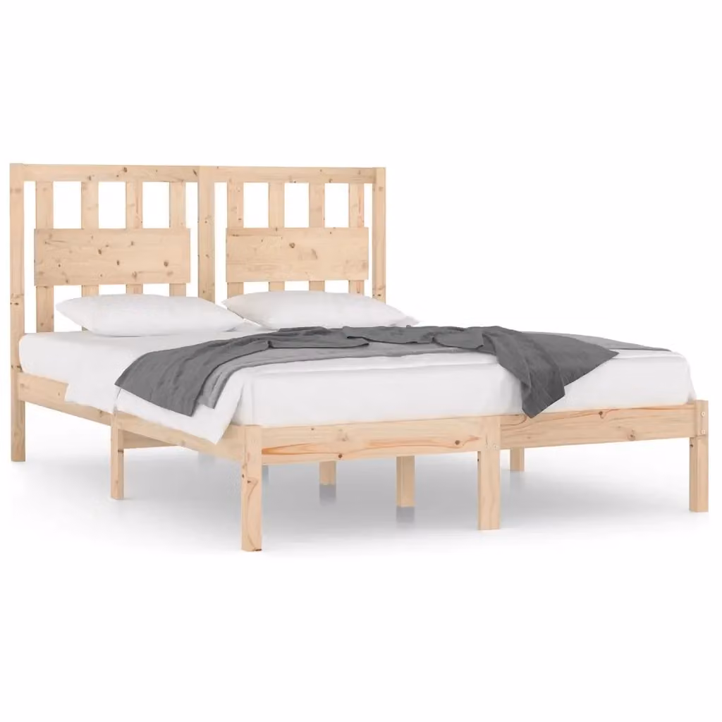 Giroletto vidaXL in legno massello di pino rustico non trattato L/P/H: 200 x 120 x 31 cm – 2
