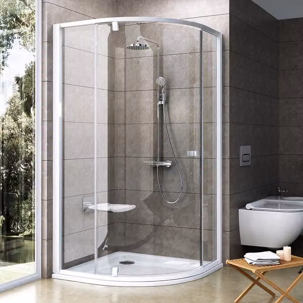 Cabina doccia RAVAK Pivot PSKK3-80 bianco/bianco+trasparente 37644101Z1