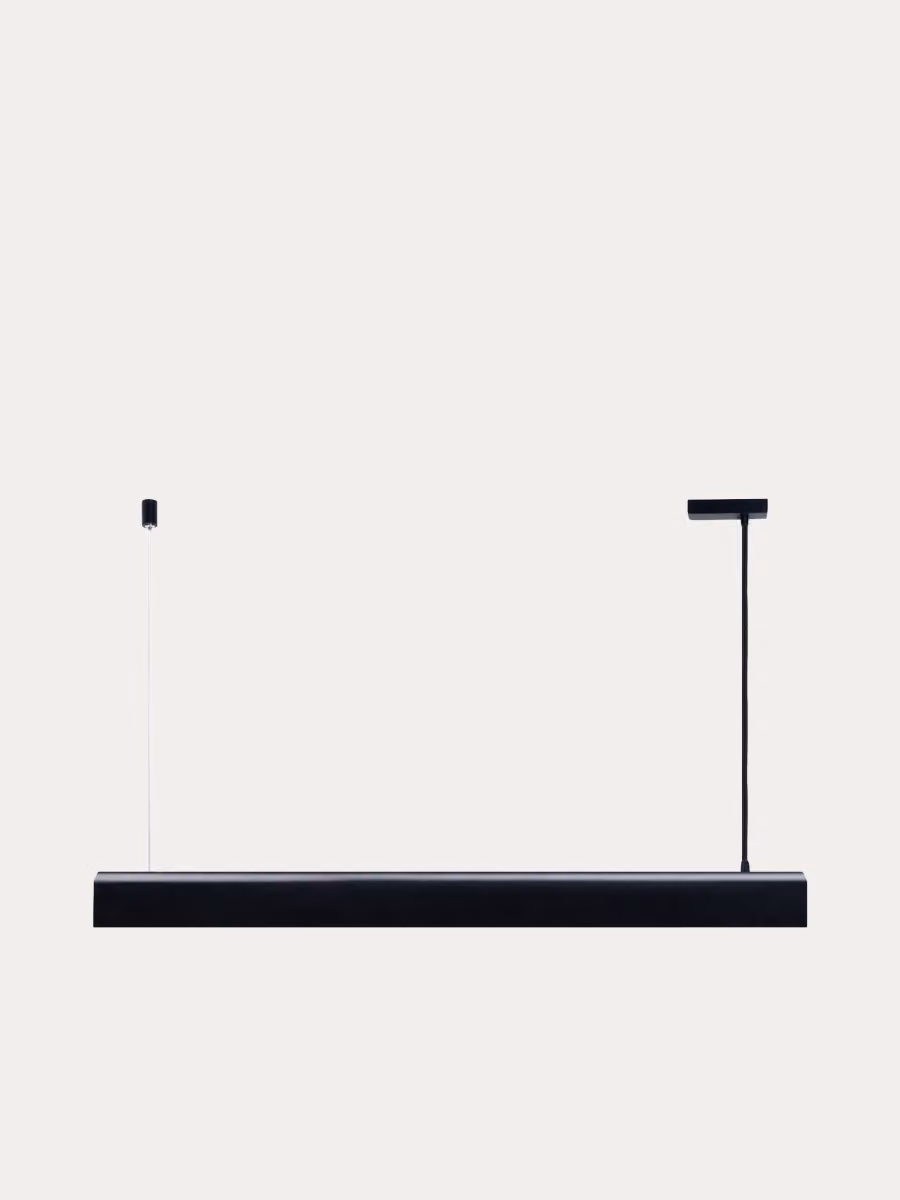 Lampada da soffitto sospesa moderna in metallo nera Kenay Home – 2