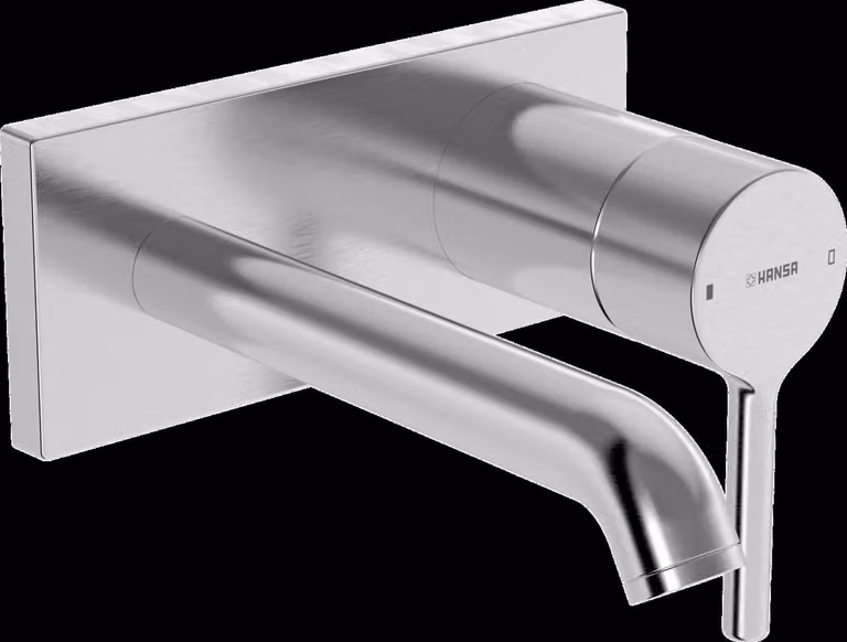 HANSA HANSAVANTIS Style Set de finition pour mitigeur de lavabo, encastré, saillie 179mm, 5480210780, 5480210780