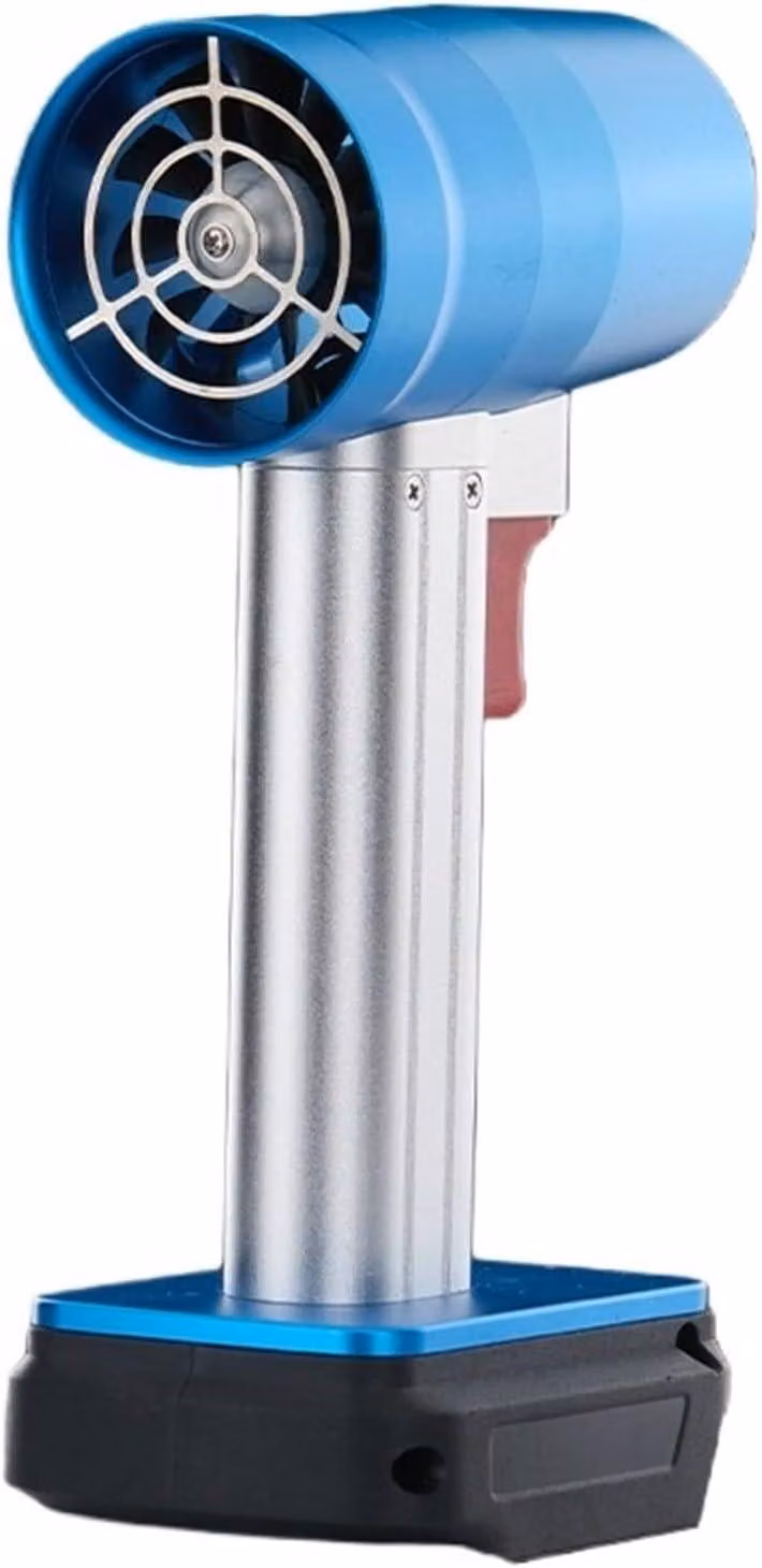 Ventilatore a getto turbo e soffiante portatile con motore brushless e corpo in alluminio