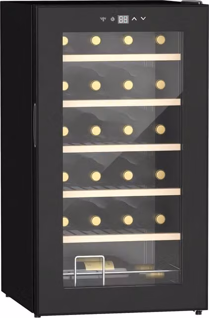 Cantinetta Vino 24 Bottiglie ¨C zephmum ¨C Nero 65L Temperatura Regolabile
