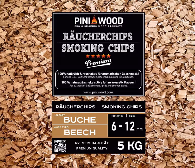 Solidchoice - Trucioli di legno di faggio per affumicatura, 11 libbre, dimensione 6-12 mm