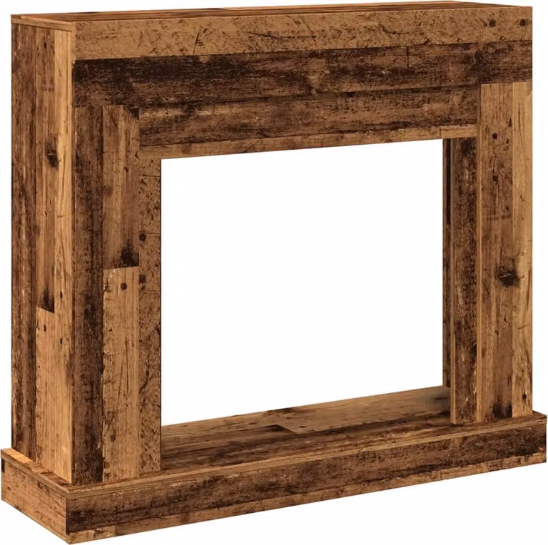 Cornice per Camino Legno Antico 100x30x87,5 cm in Truciolato
