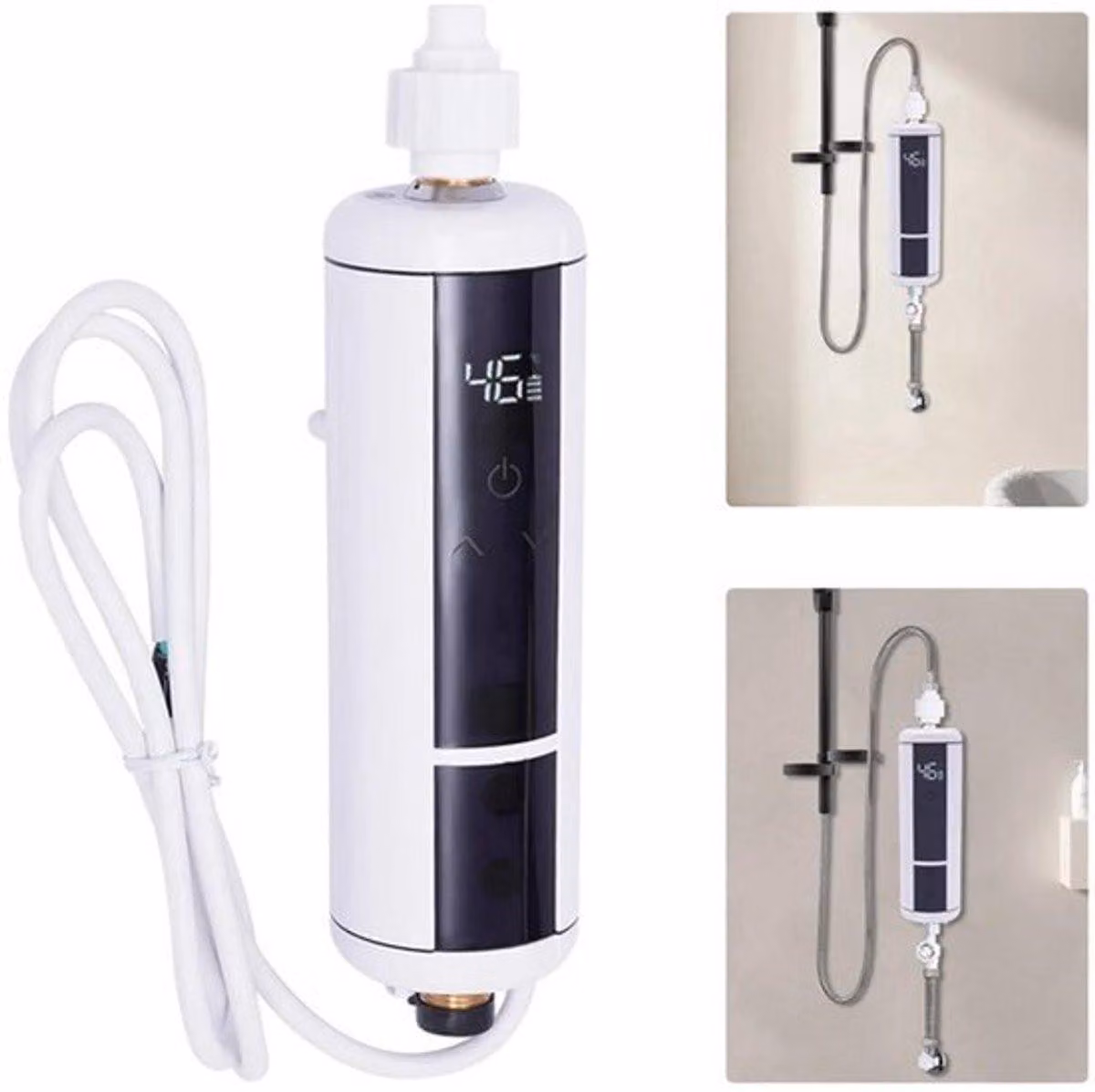 Scaldabagno elettrico istantaneo - 3500 W - Design compatto, ideale per il bagno